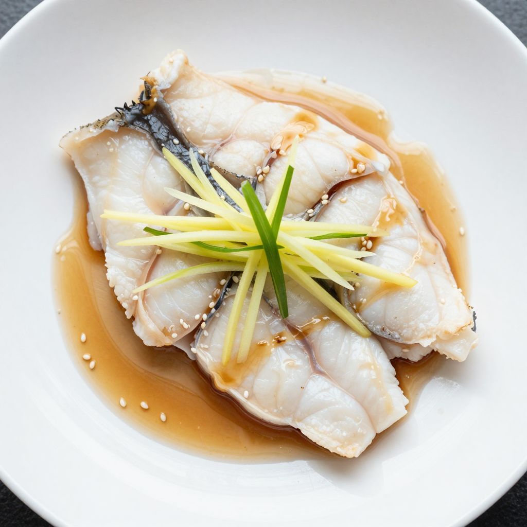 Steamed Fresh Sea Bass Fillet · 蒸的鮮嫩鱸魚 — Hot Chick Taipei