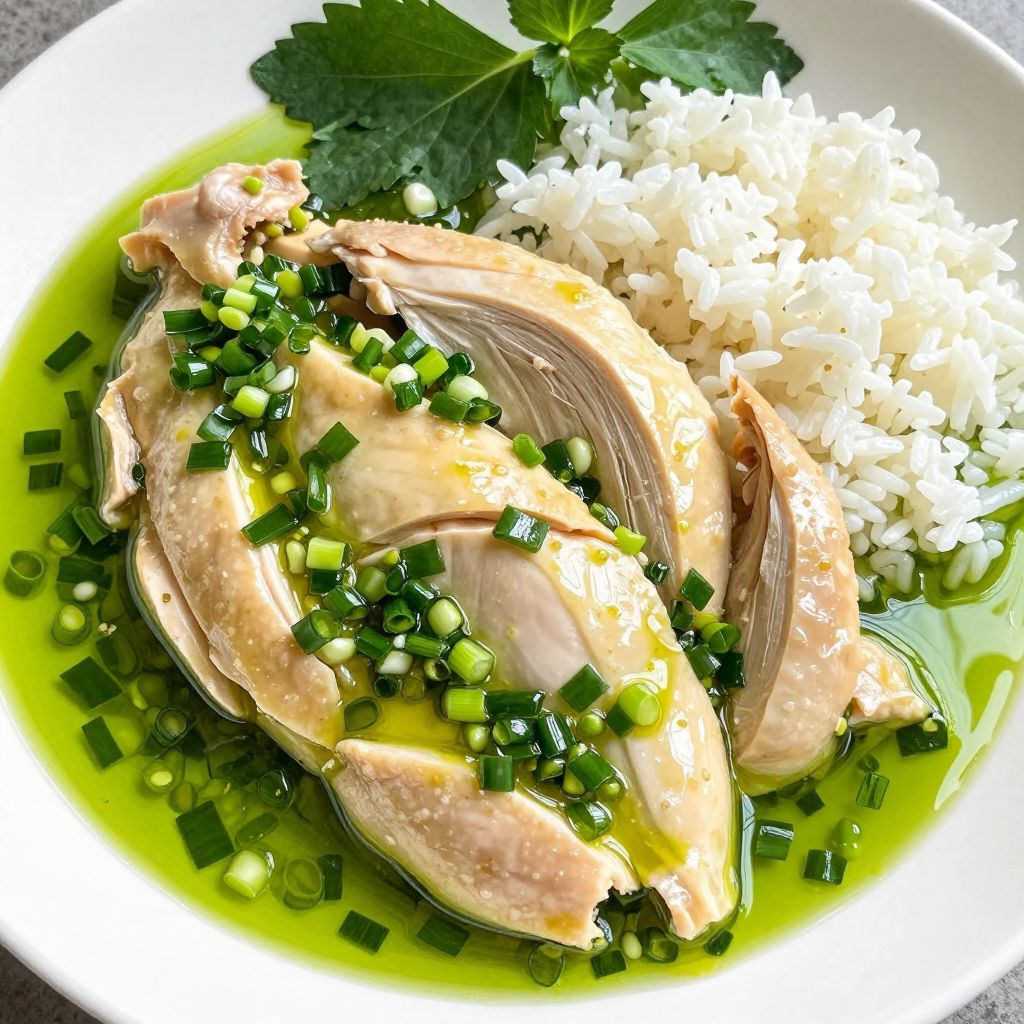 Green Onion & Ginger Chicken Breast · 蔥油舒肥雞胸 — Hot Chick Taipei